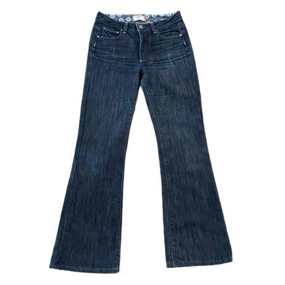 PAIGE Rising Glen Bootcut Jean Size 28 Dark Wash - Picture 2 of 9
